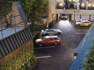 Carpark CGI - The Posthouse - Portobello Homes