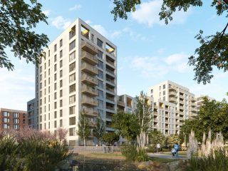 External Photo Realistic CGI - Countryside Partnerships - Greenwich Millennium Village, Alton Road, London