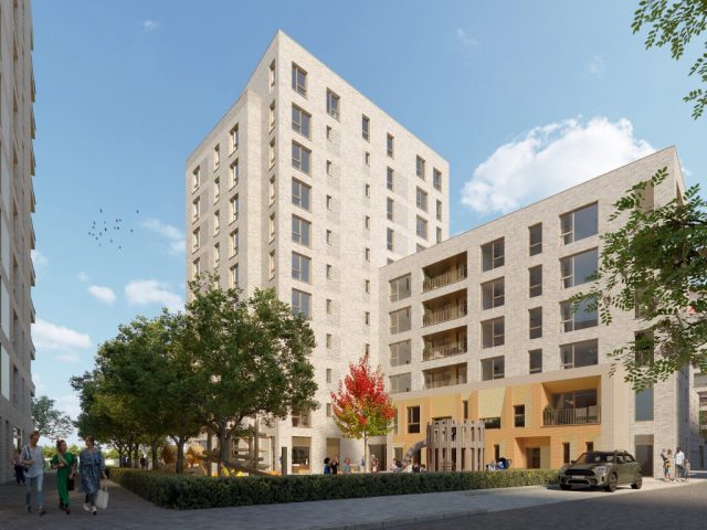 External Photo Realistic CGI - Countryside Partnerships - Greenwich Millennium Village, Alton Road, London