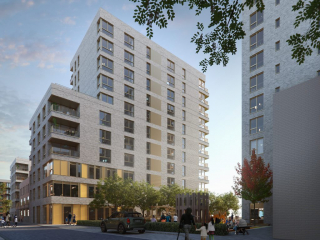 External Photo Realistic CGI - Countryside Partnerships - Greenwich Millennium Village, Alton Road, London