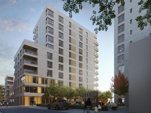 External Photo Realistic CGI - Countryside Partnerships - Greenwich Millennium Village, Alton Road, London