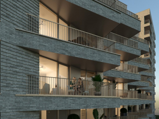 External Photo Realistic CGI - Countryside Partnerships - Greenwich Millennium Village, Alton Road, London