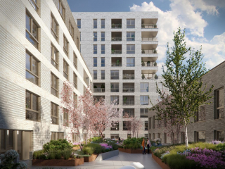 External Photo Realistic CGI - Countryside Partnerships - Greenwich Millennium Village, Alton Road, London
