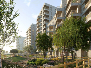 External Photo Realistic CGI - Countryside Partnerships - Greenwich Millennium Village, Alton Road, London