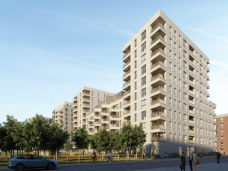 External Photo Realistic CGI - Countryside Partnerships - Greenwich Millennium Village, Alton Road, London