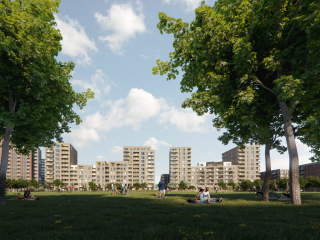 External Photo Realistic CGI - Countryside Partnerships - Greenwich Millennium Village, Alton Road, London