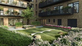External Photo Realistic CGI - Goldenstone - 45 The Mall, Ealing