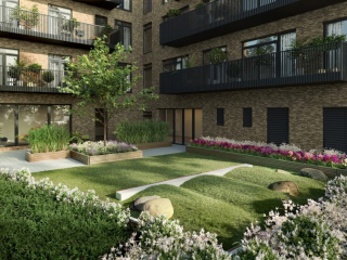 External Photo Realistic CGI - Goldenstone - 45 The Mall, Ealing