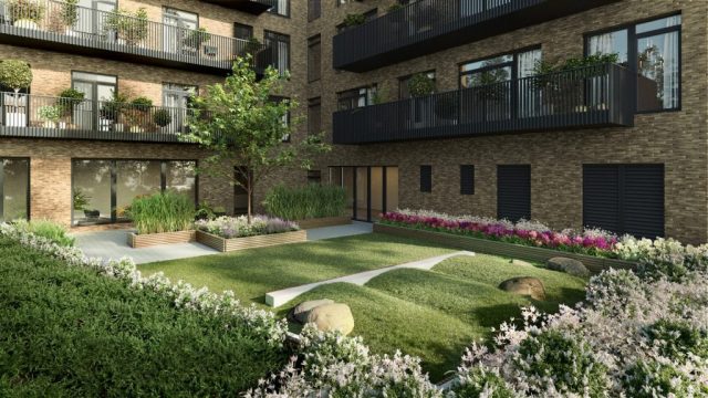 External Photo Realistic CGI - Goldenstone - 45 The Mall, Ealing