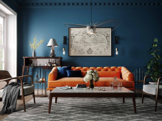 Internal Living Room CGI