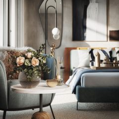 Internal Bedroom CGI