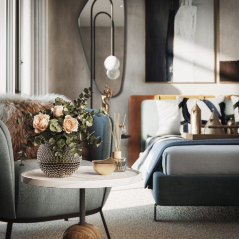 Internal Bedroom CGI