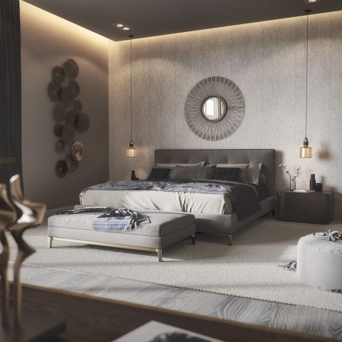 Internal Bedroom CGI