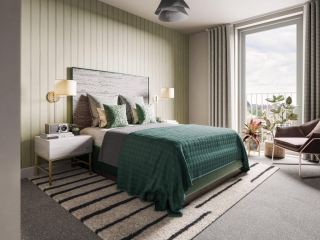 Internal Bedroom CGI