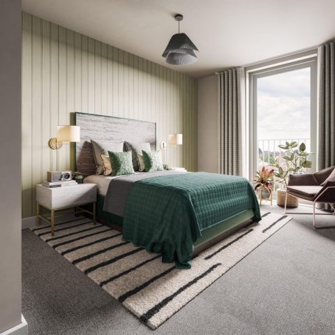 Internal Bedroom CGI