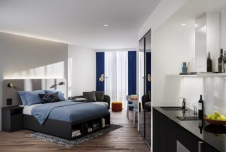 Internal CGI - Scape Student Living