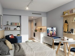 Internal Bedroom CGI - Scape Student Living