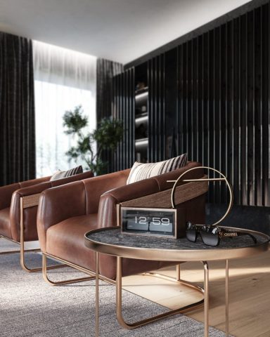 Internal Living Room CGI