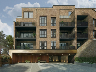 External Photo Realistic CGI - Goldenstone - 45 The Mall, Ealing