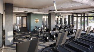 Internal Gym CGI - Scape Student Living