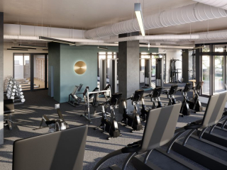 Internal Gym CGI - Scape Student Living