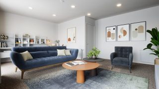 Internal Living Room CGI