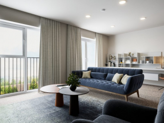 Internal Living Room CGI