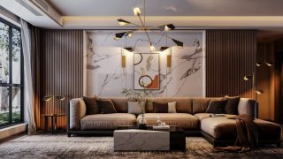 Internal Living Room CGI
