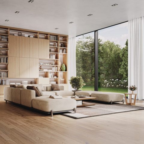 Luxury 2 bed flat Living Room