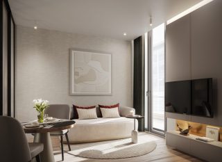 Luxury 2 bed flat Living Room