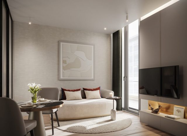 Luxury 2 bed flat Living Room