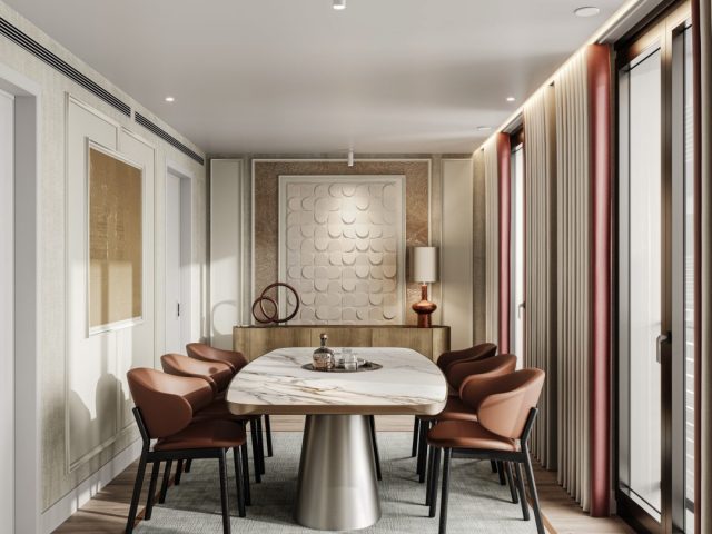 Luxury Dining Room CGI